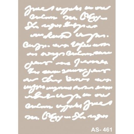 Plantilla 21 x 30 Texto Manuscrito AS461