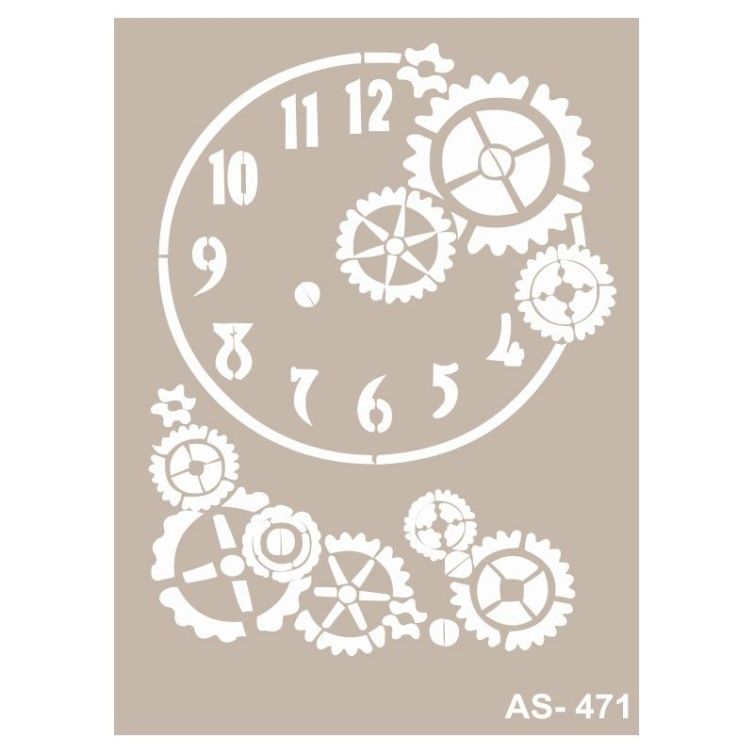 Plantilla 21 x 30 Engranajes Esfera AS471