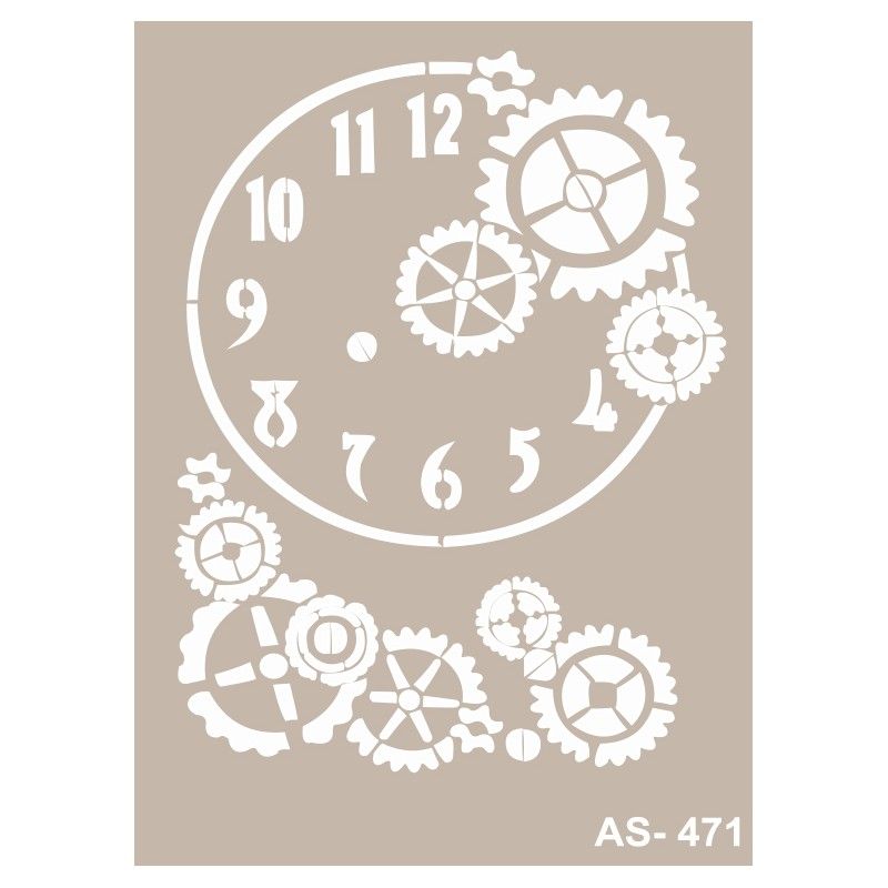 Plantilla 21 x 30 Engranajes Esfera AS471