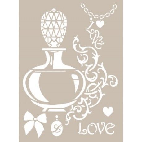 Plantilla 21 x 30 Perfume Love AS541