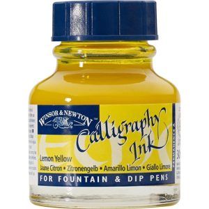 Tinta caligrafía 30 ml (01) Amarillo Limón