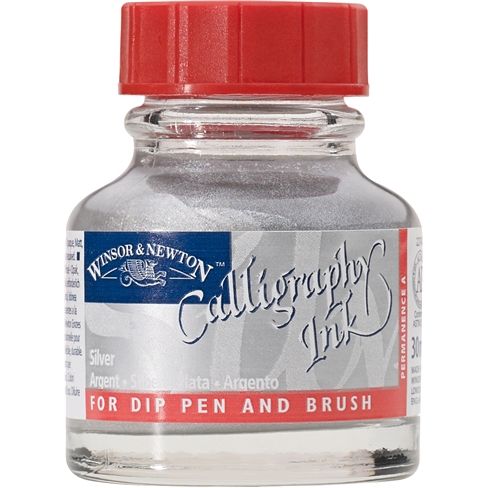 Tinta caligrafía 30 ml (16) Plata
