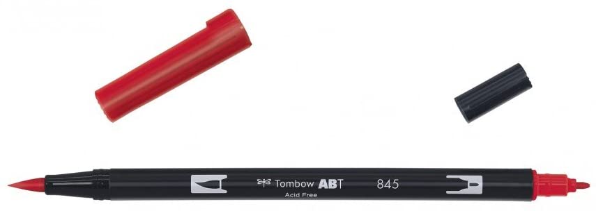 Tombow 6 ABT Dual Brush Pens – Primary Colors