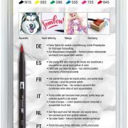 Tombow 6 ABT Dual Brush Pens – Primary Colors