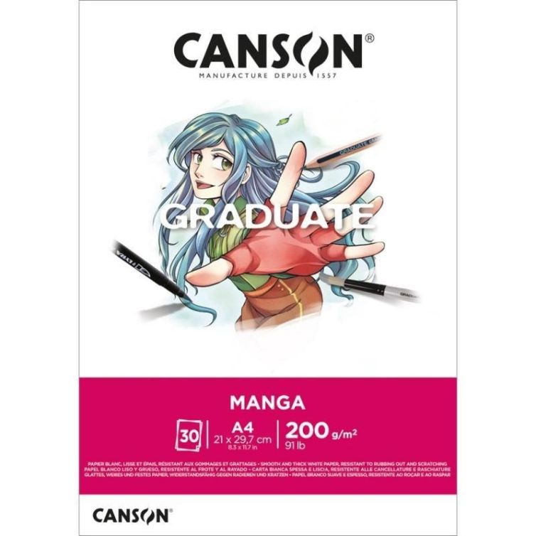 Bloc Graduate Manga A4 Art.-Nr. C312550P030