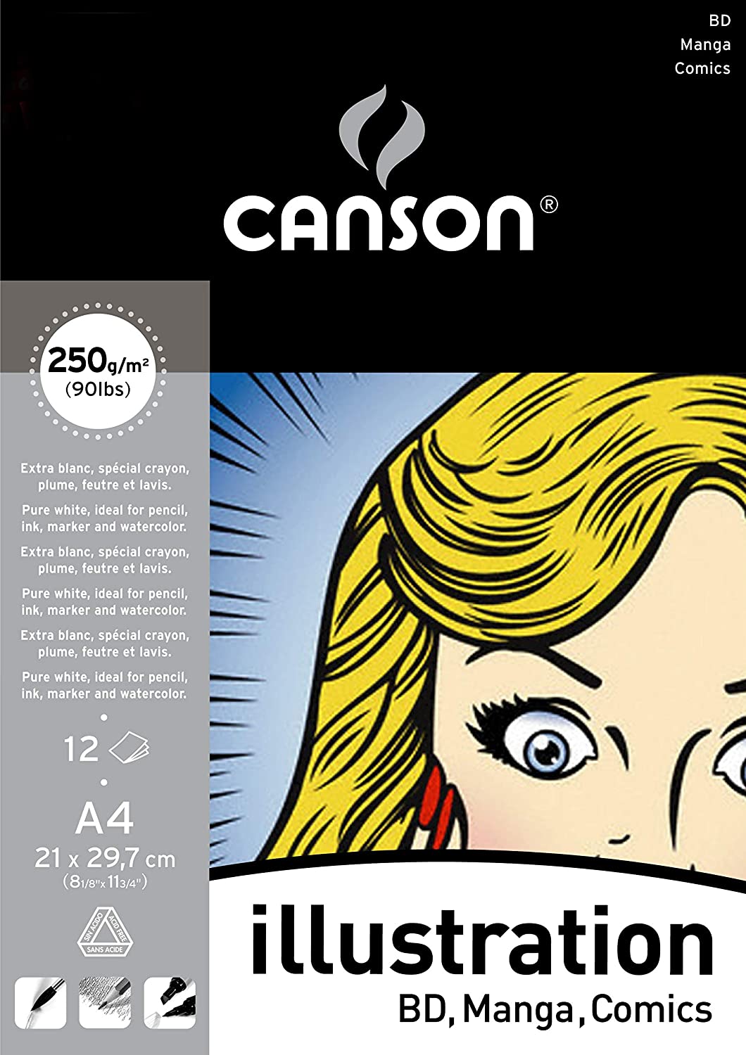 Bloc Canson® Illustration A4 Art.-Nr. C200387200