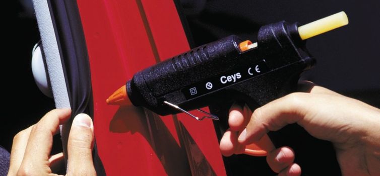 Pistola silicona repuesto barra adhesiva Ceys