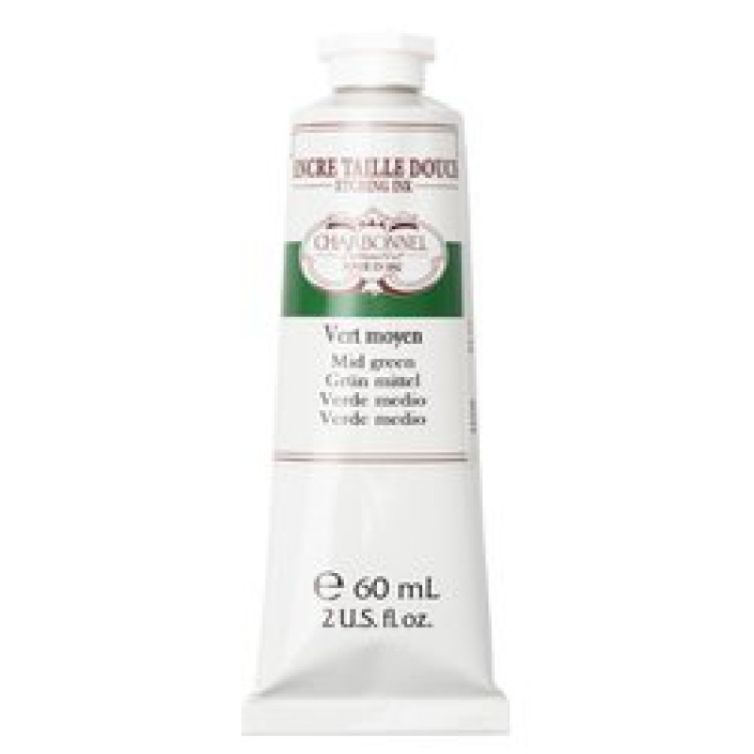 Tinta para Grabado Charbonnel (27) Verde Medio 60 ml. Art.-Nr. 331887