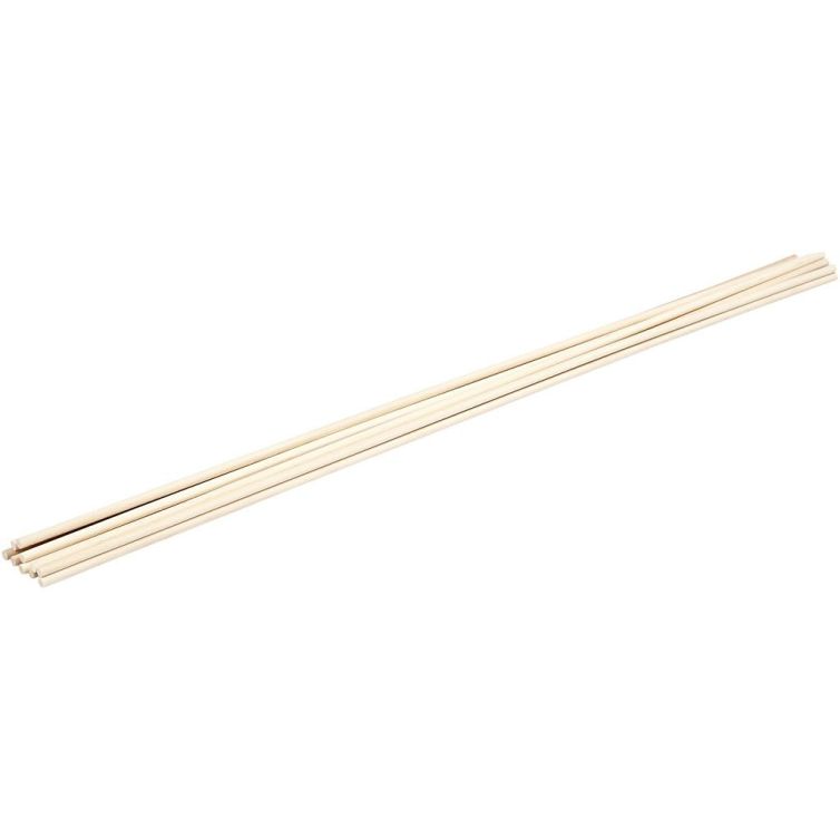 Varilla redonda para bases Cestería 10 uds. 60 cm.-6 mm