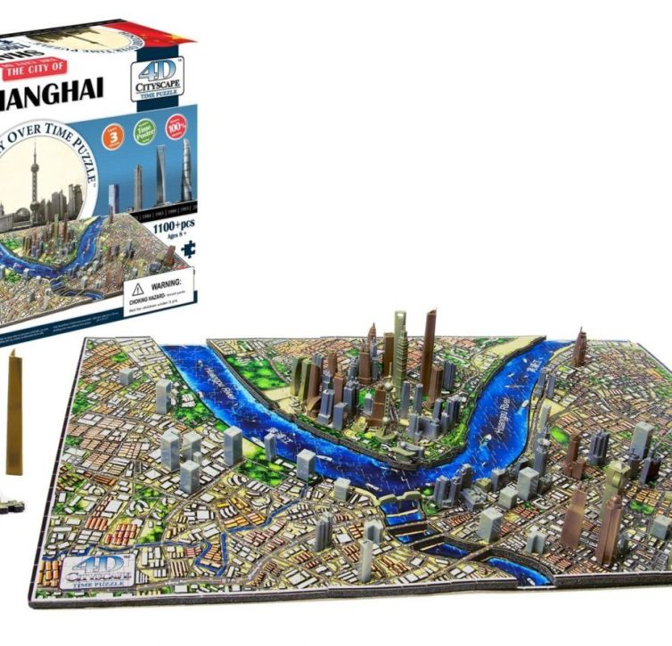 4D Cityscape Shanghai Time Puzzle Art.-Nr. 40040