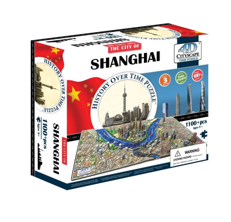 4D Cityscape Shanghai Time Puzzle Art.-Nr. 40040