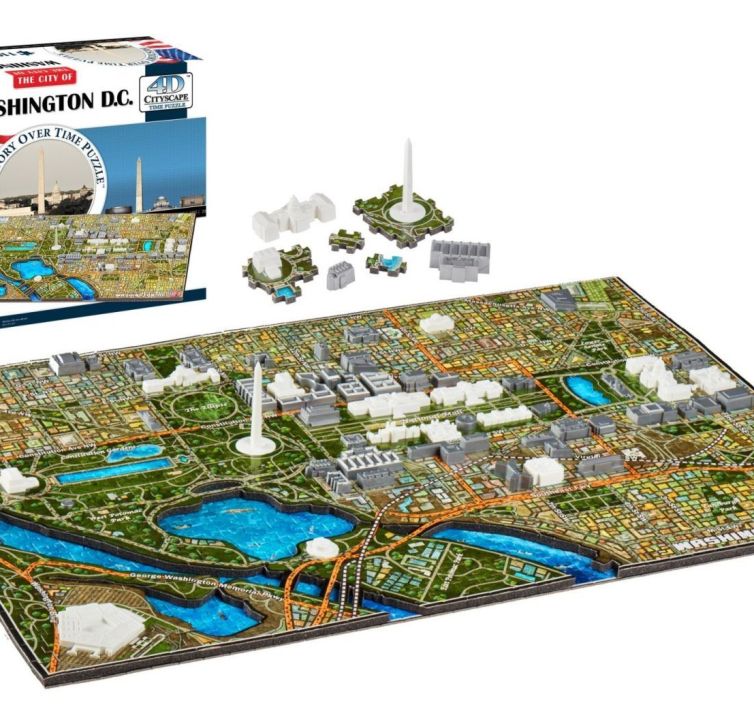 4D Cityscape Washington DC Time Puzzle Art.-Nr. 40018