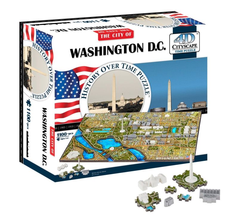 4D Cityscape Washington DC Time Puzzle Art.-Nr. 40018