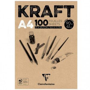Bloc Dibujo Kraft A4 Art.-Nr. 96545C