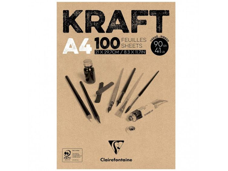 Bloc Dibujo Kraft A4 Art.-Nr. 96545C