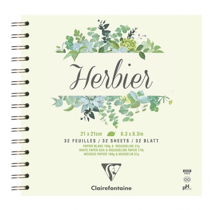 Cuaderno Herbario Clairefontaine 21×21 Art.-Nr. 975178C