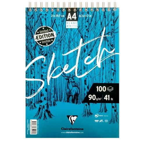 Bloc Sketch Clairefontaine A4 90g/m² 100 hojas Art.-Nr. 975417C
