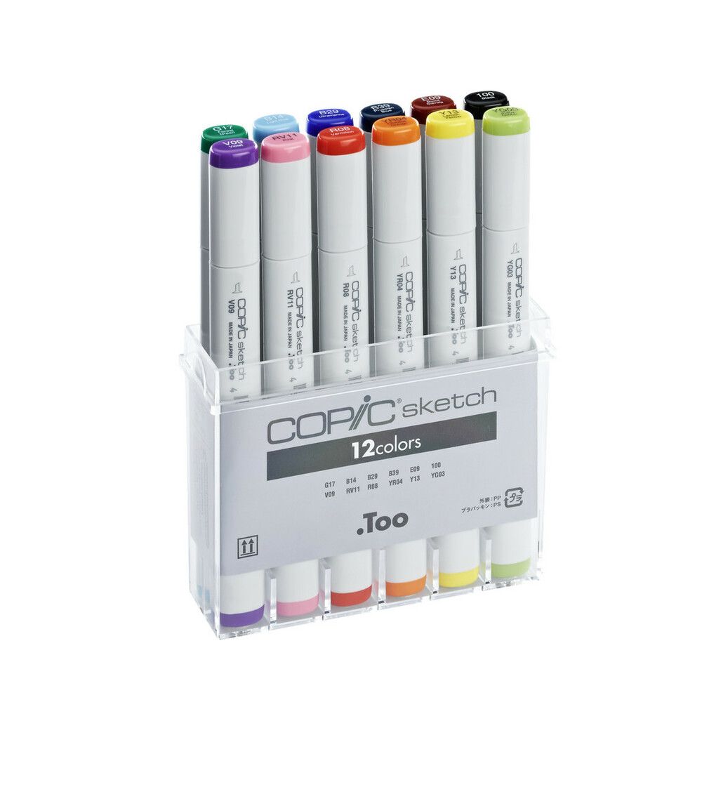Copic Sketch 12 Color Set
