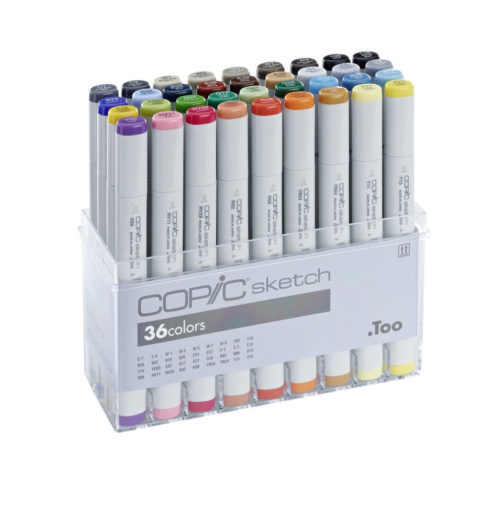 Copic Sketch 36 Color Set