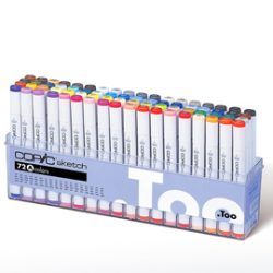 Copic Sketch 72 Color Set