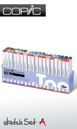 Copic Sketch 72 Color Set