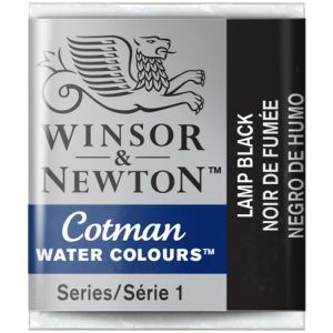 Acuarela Cotman 1/2 godet (39) Negro Humo