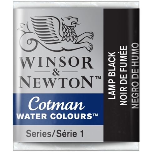 Acuarela Cotman 1/2 godet (39) Negro Humo