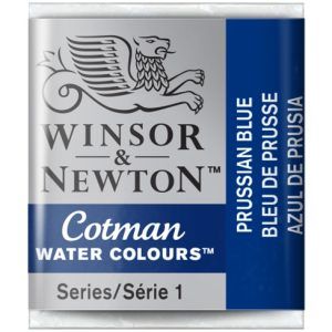 Acuarela Cotman 1/2 godet (20) Azul de Prusia