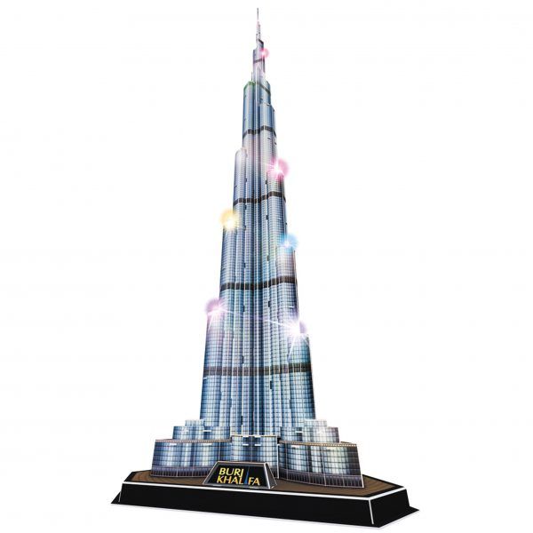Puzzle 3D Burj Khalifa con LED Art.-Nr. L133h