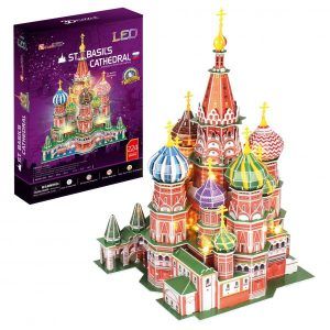 Puzzle 3D Catedral de San Basilio con LED Art.-Nr. L519h