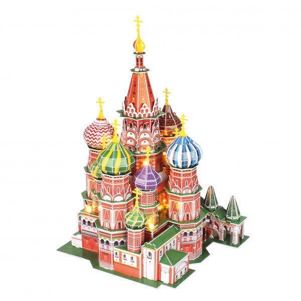 Puzzle 3D Catedral de San Basilio con LED Art.-Nr. L519h