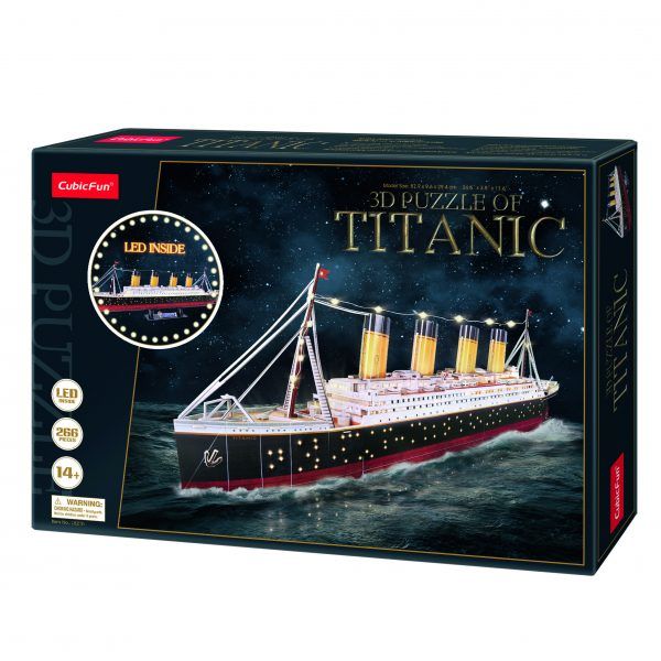 Puzzle 3D Titanic con LED Art.-Nr. L521h