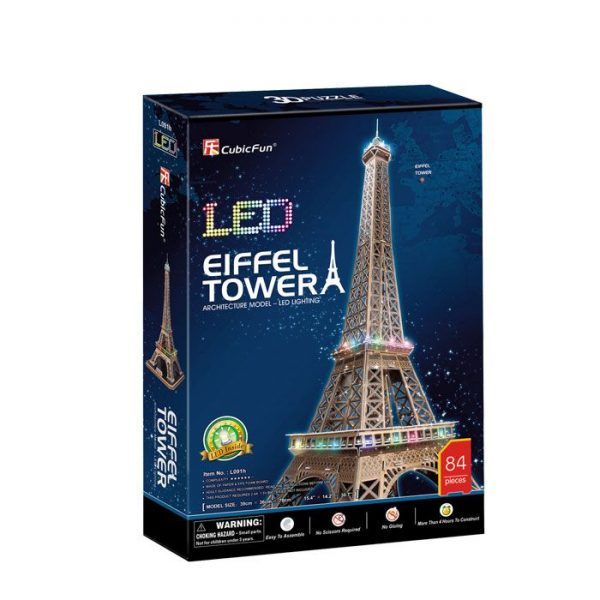 Puzzle 3D Torre Eiffel con LED Art.-Nr. MN803152