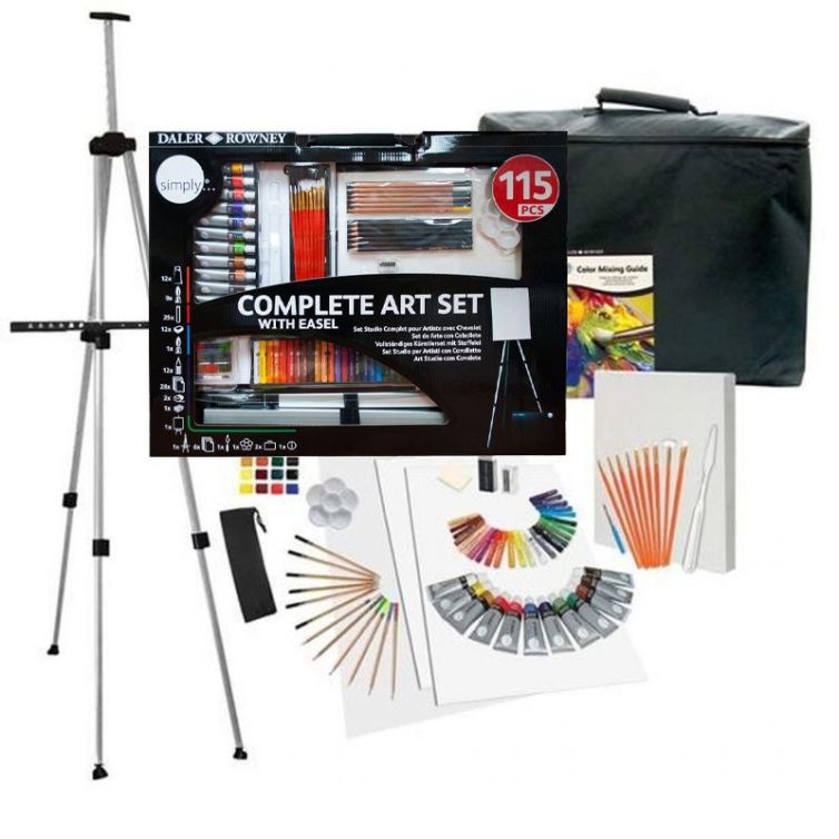 Set Pinturas con Caballete 115 piezas Art.-Nr. D196500604