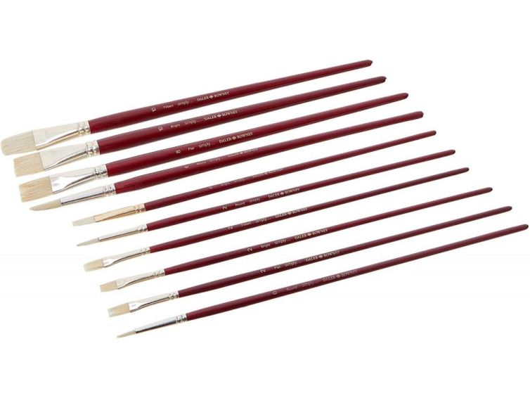 Set 10 Pinceles Cerda Natural Art.-Nr. 216940110