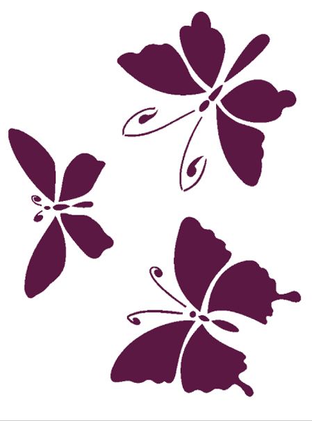 Plantilla 30 x 42 Mariposas N-11014