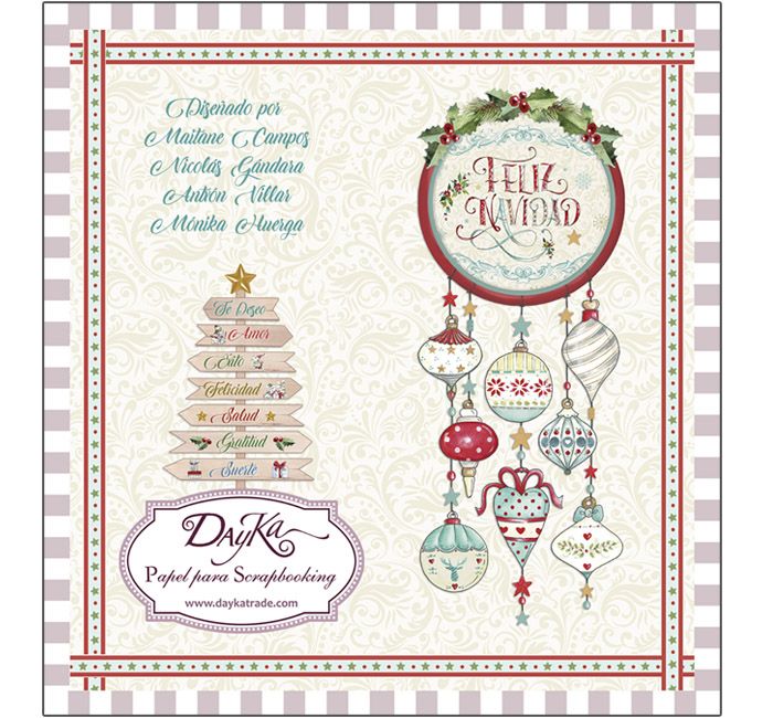 Block 24 hojas «Feliz Navidad» Art.-Nr. SCP-1021