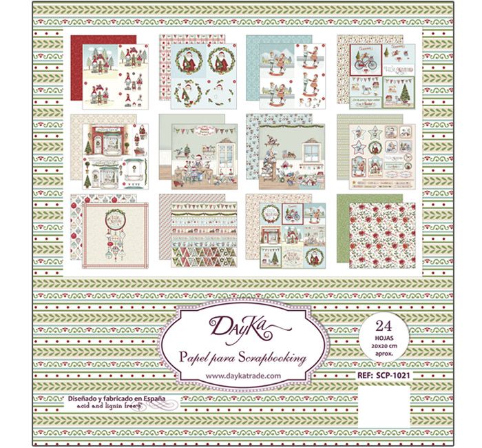 Block 24 hojas «Feliz Navidad» Art.-Nr. SCP-1021