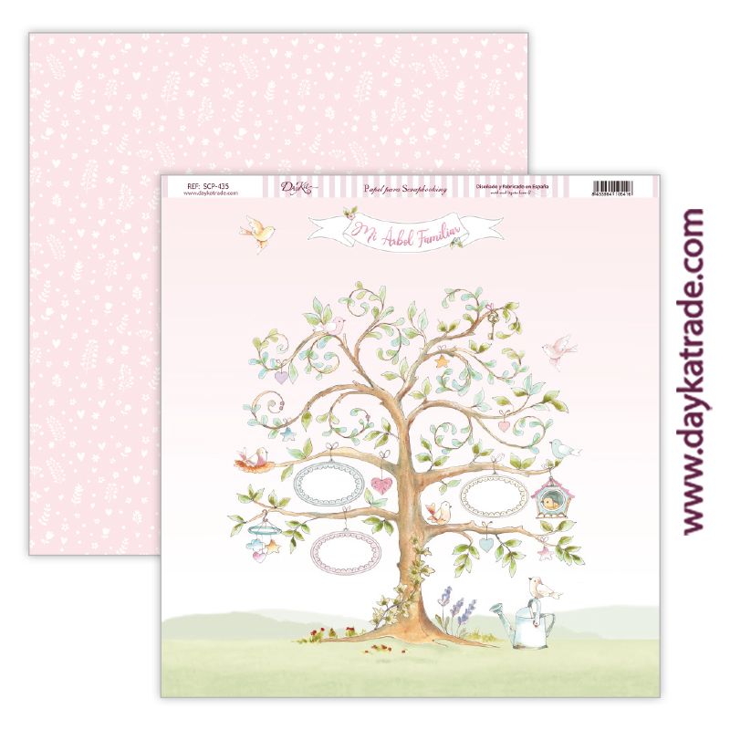 Papel scrap bebé niña – colección “Ha nacido una estrella” Art.-Nr. SCP-435
