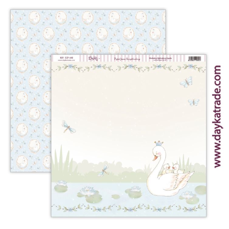 Papel scrap bebé niño – colección “Ha nacido una estrella” Art.-Nr. SCP-449