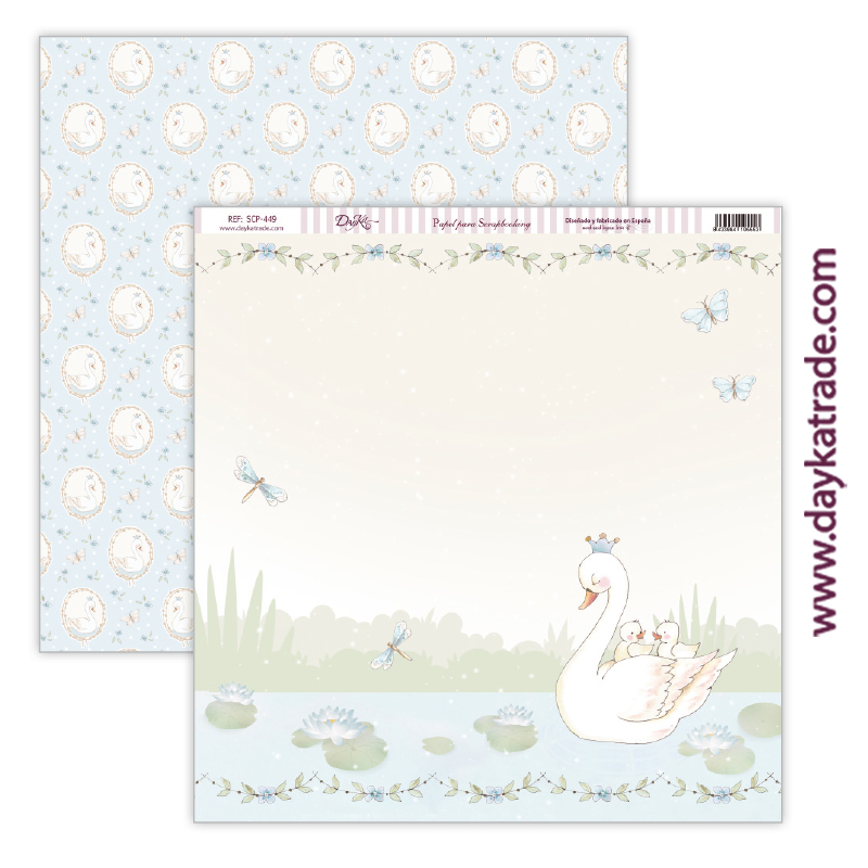 Papel scrap bebé niño – colección “Ha nacido una estrella” Art.-Nr. SCP-449