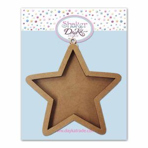 Shaker Estrella Colgante de 11X11,5 cm. Art.-Nr. SHK-009