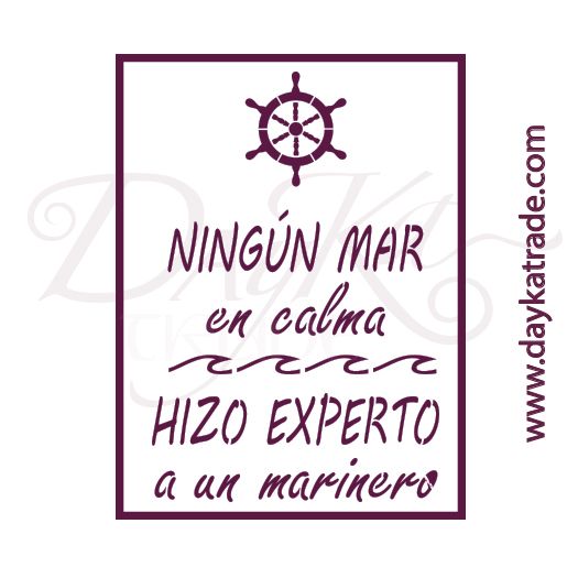 Plantilla 15 x 20 Timón y Texto V-281