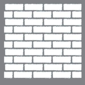 Plantilla 30,5 x 30,5 Pared de Ladrillos ASMM11