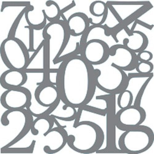 Plantilla 30,5 x 30,5 Collage de Números ASMM37