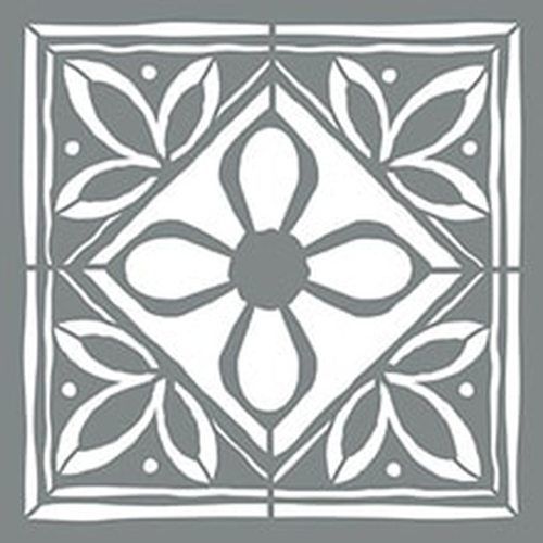 Plantilla 45,7 x 45,7 Azulejo de Loto ADS404