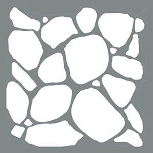 Plantilla 45,7 x 45,7 Senda de Piedras ADS407