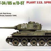 1:35 MiniArt T-34-85 w/D-5T Plant 112 Spring 44 Art.-Nr. 35293