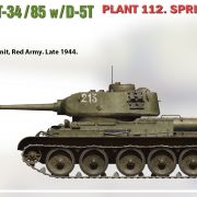 1:35 MiniArt T-34-85 w/D-5T Plant 112 Spring 44 Art.-Nr. 35293