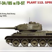 1:35 MiniArt T-34-85 w/D-5T Plant 112 Spring 44 Art.-Nr. 35293